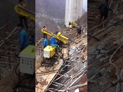 수압 구멍 뚫기 기계 앵커 뚫기 리그 기울기 엔지니어링